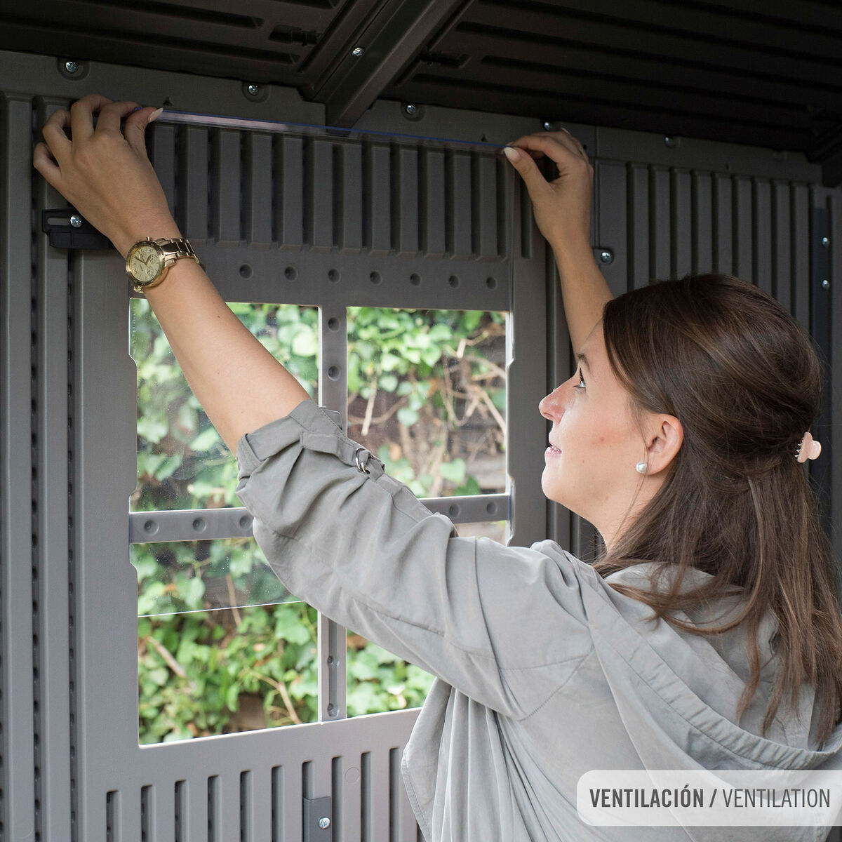 Caseta Lifetime 213 x 228 x 280 cm Gris 6 S8906517_5