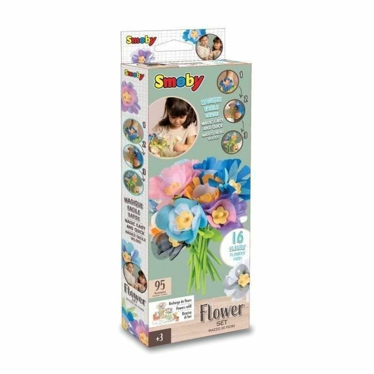 Flores Decorativas Smoby Multicolor Infantil 2 S7194428_1