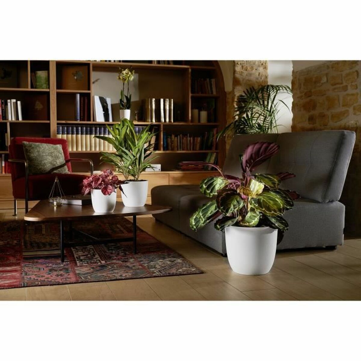 Maceta EDA Opal Chape Blanco Ø 29,5 cm 2 S7189406_1