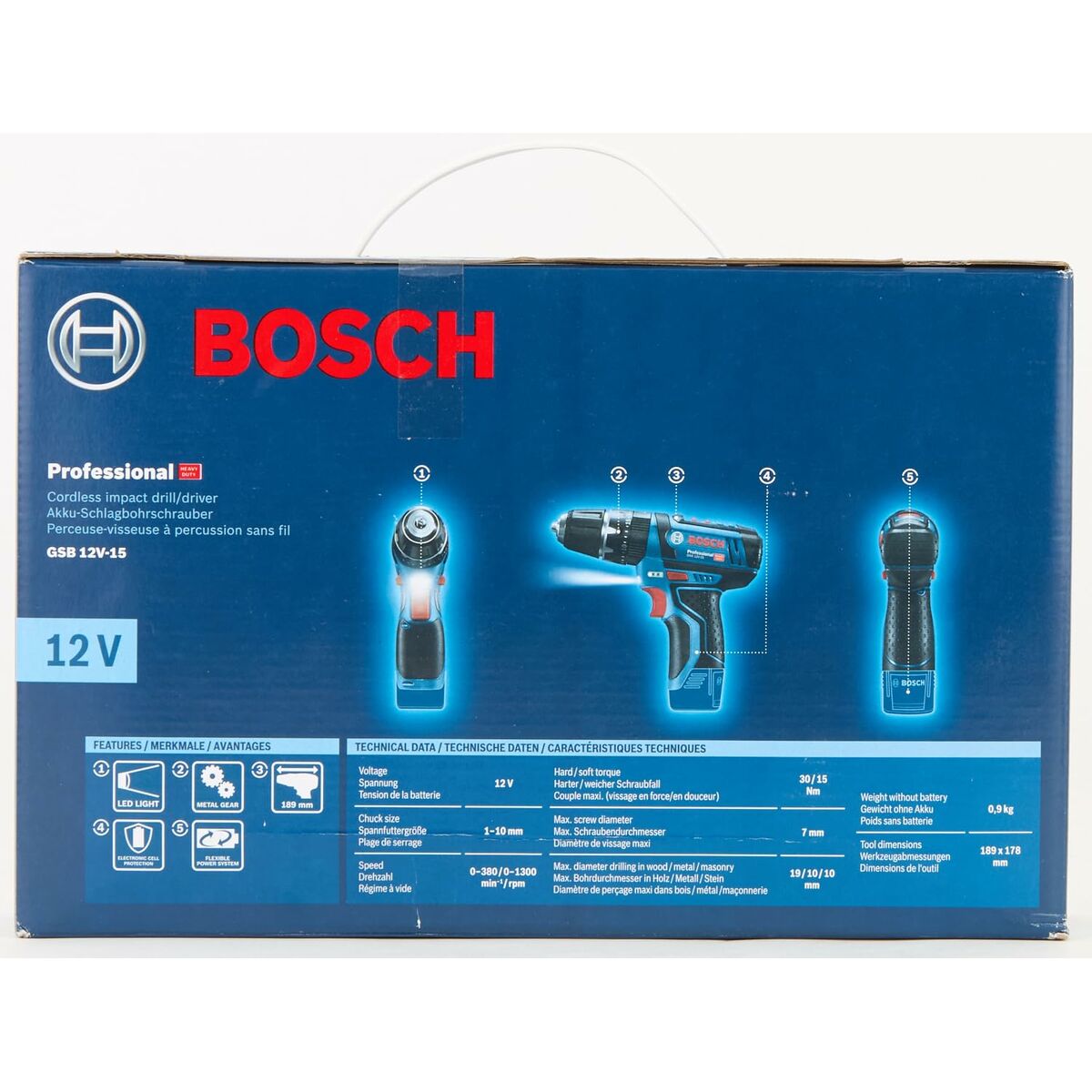 Atornillador eléctrico BOSCH 100 W 15 Nm 30 Nm 12 S71003863_11