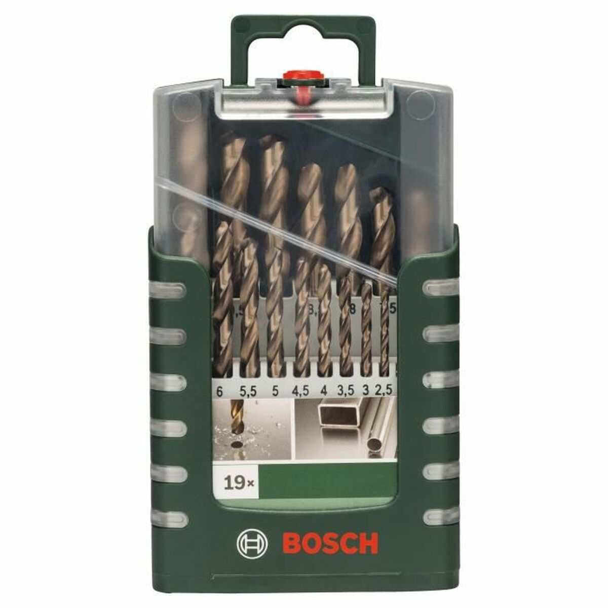 Set de brocas BOSCH 2609255133 Helicoidal Acero Alta velocidad 19 piezas 1 S7162198_0