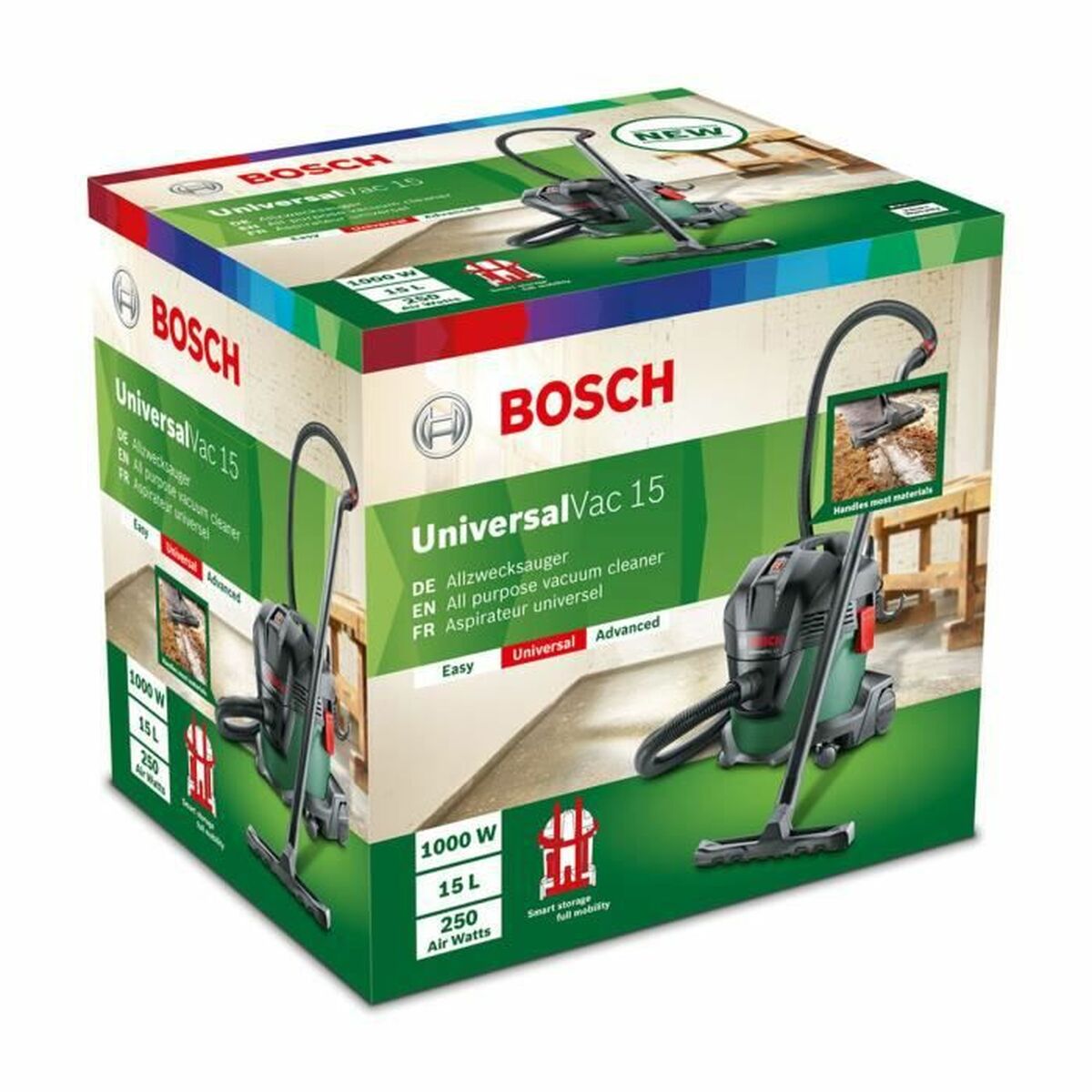Aspiradora BOSCH Universalvac 15 1000 W 23 kPa 15 L 3 S7152784_2