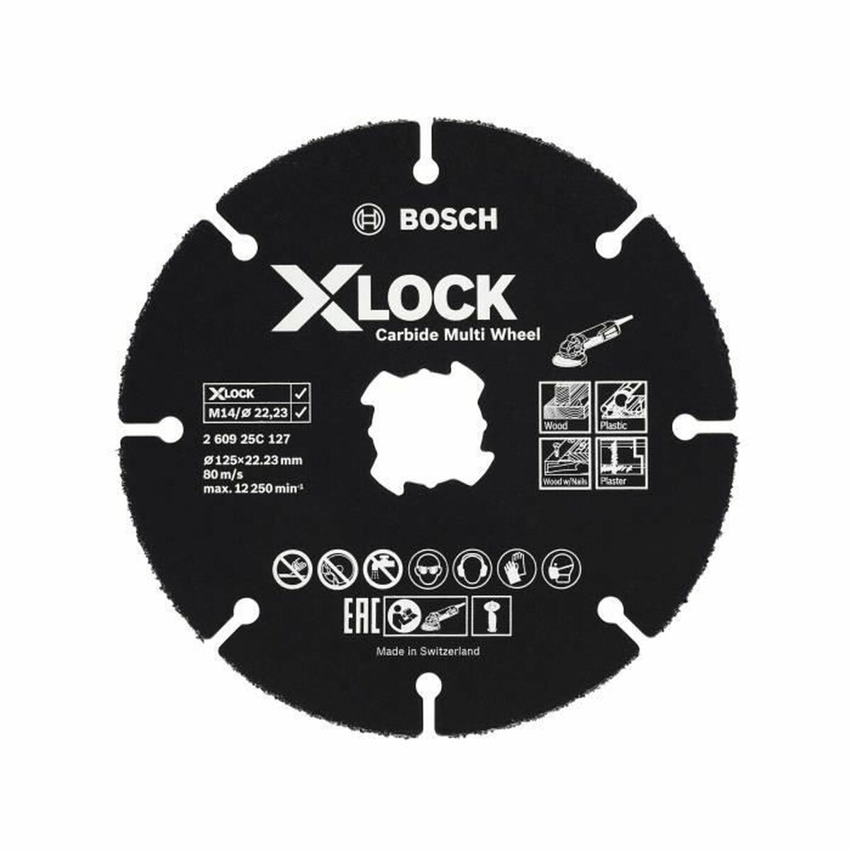 Disco de corte BOSCH X-Lock carburo Ø 125 mm 1 S7189691_0