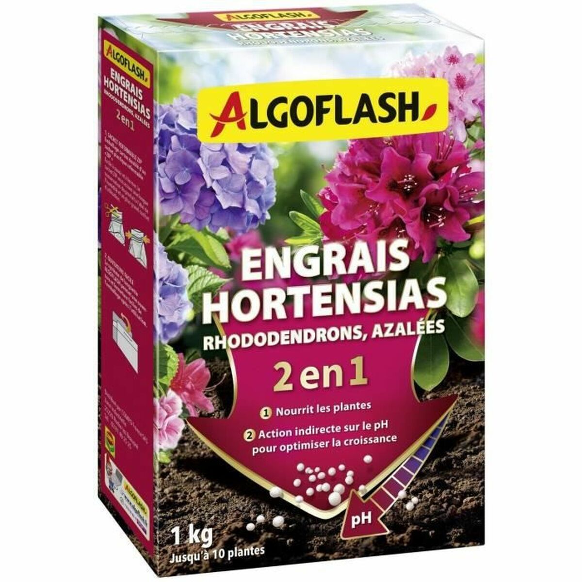 Fertilizante para plantas Algoflash HORTOPH1N Hortensia 2 en 1 1 kg 1 S7188474_0