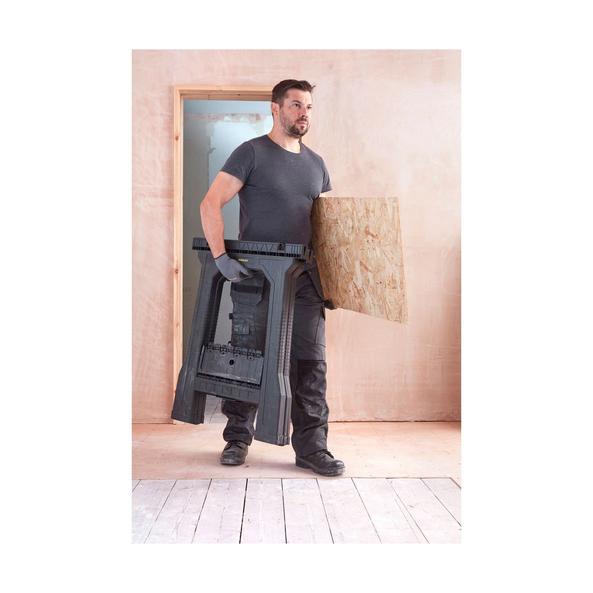 Caballete Stanley STST1-70355 58,1 x 81,8 x 12,6 cm Negro 9 S7914434_8