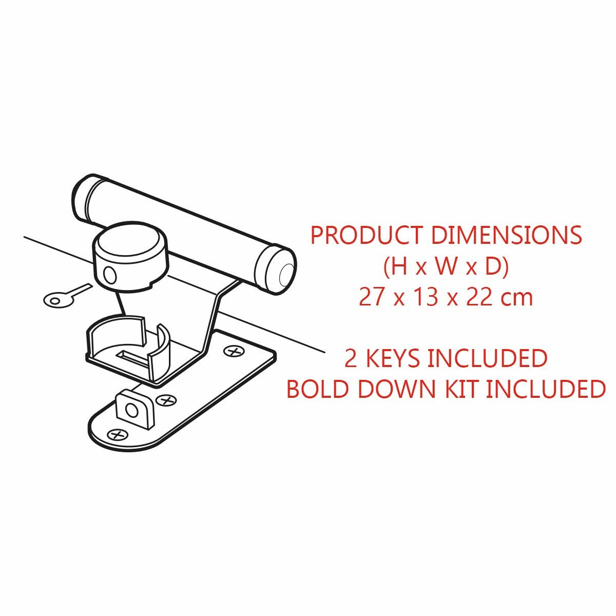 Candado de llave Master Lock 1488EURDAT Acero Redondo 5 S7152479_4