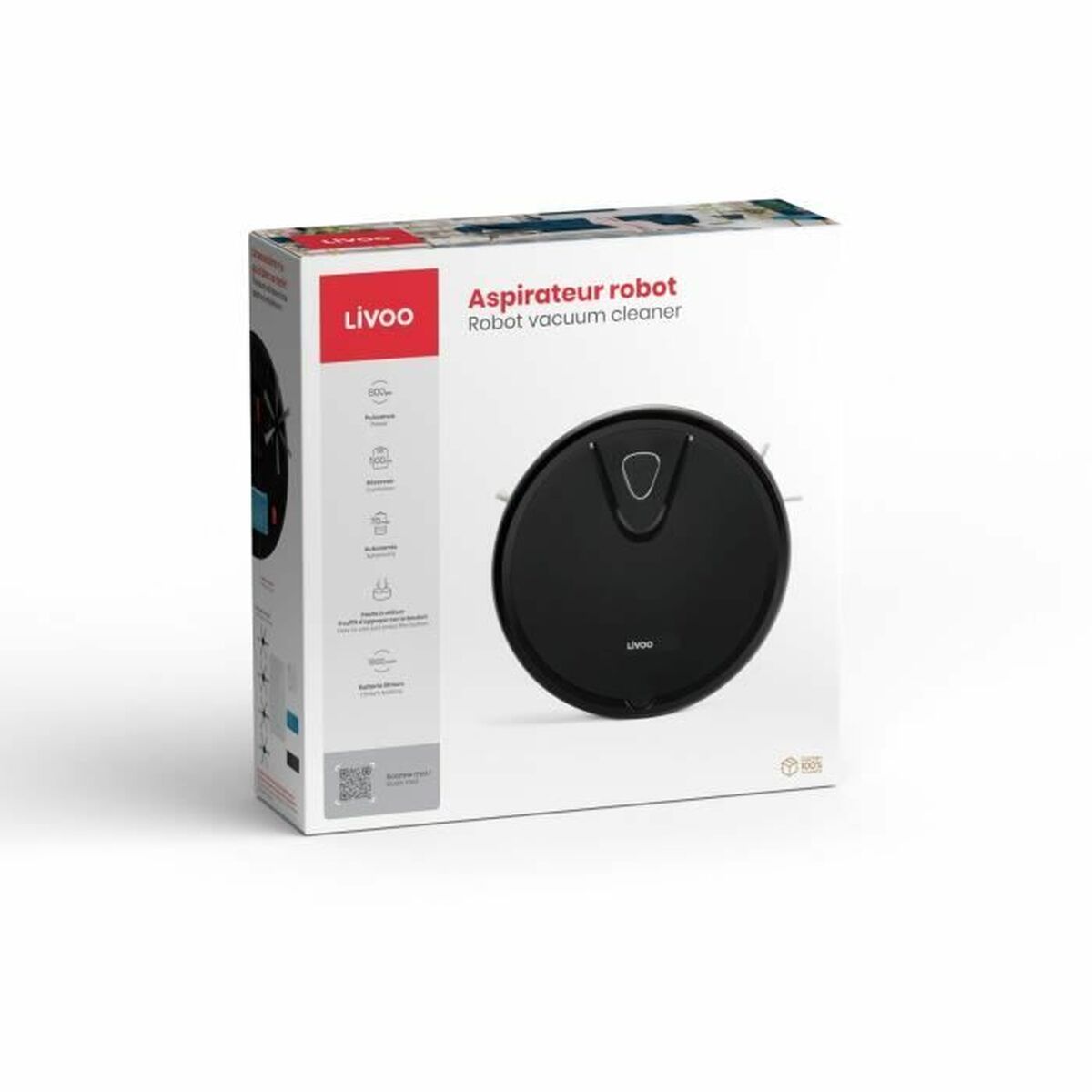 Robot Aspirador Livoo DOH135N 1800 mAh 5 S71020666_4