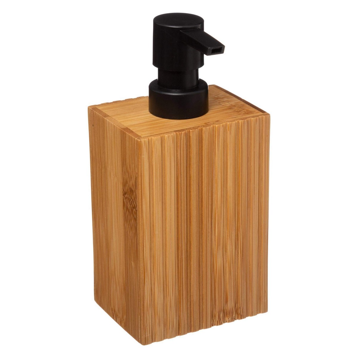 Dispensador de Jabón 5five Simply Smart Terre Bambú Negro Madera 1 S7909816_0