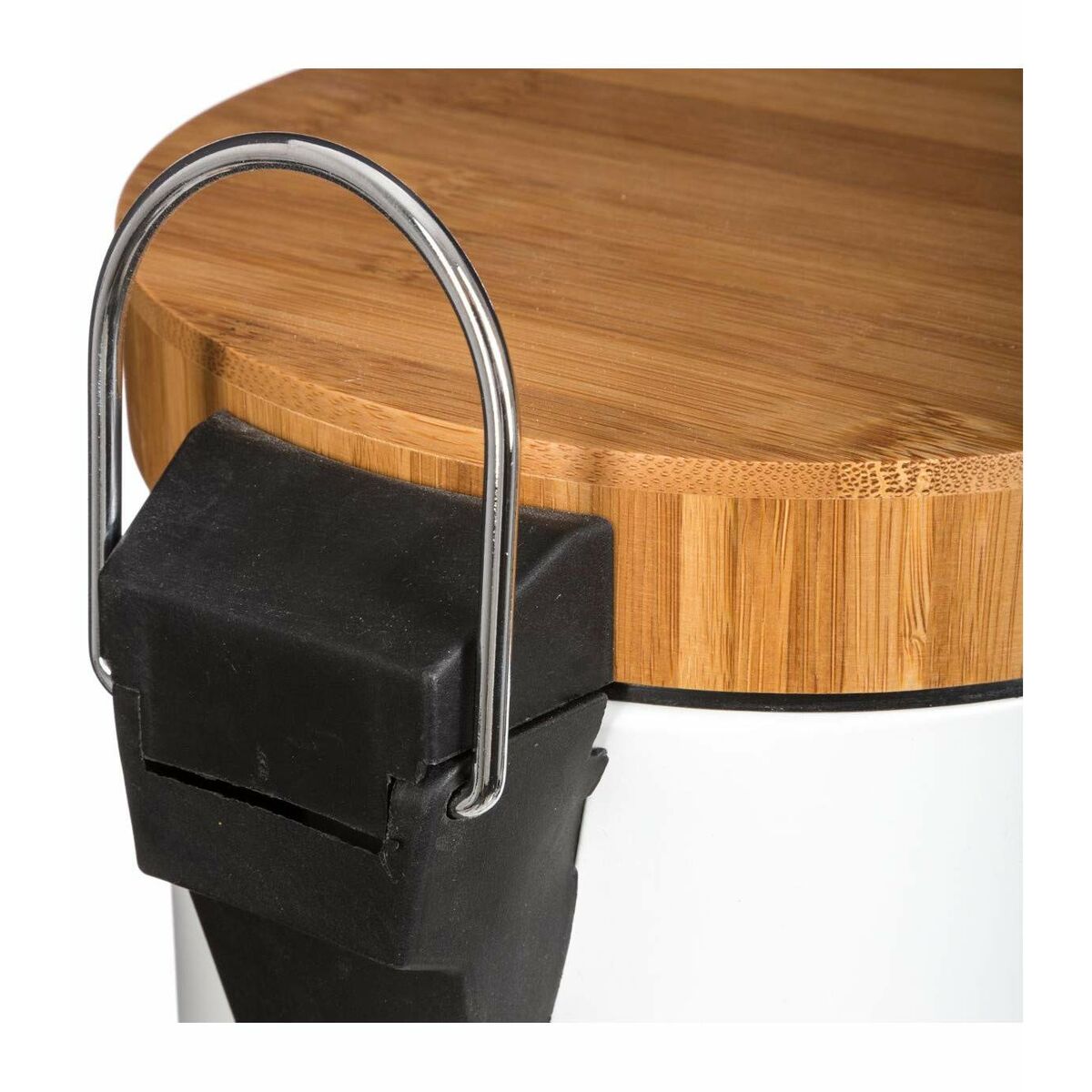 Papelera con Pedal 5five Simply Smart Natureo Blanco Natural 3 L 3 S7909800_2