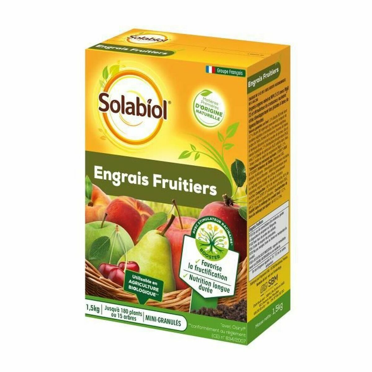 Fertilizante para plantas Solabiol Sofruy15 Frutal 1,5 Kg 1 S7103458_0