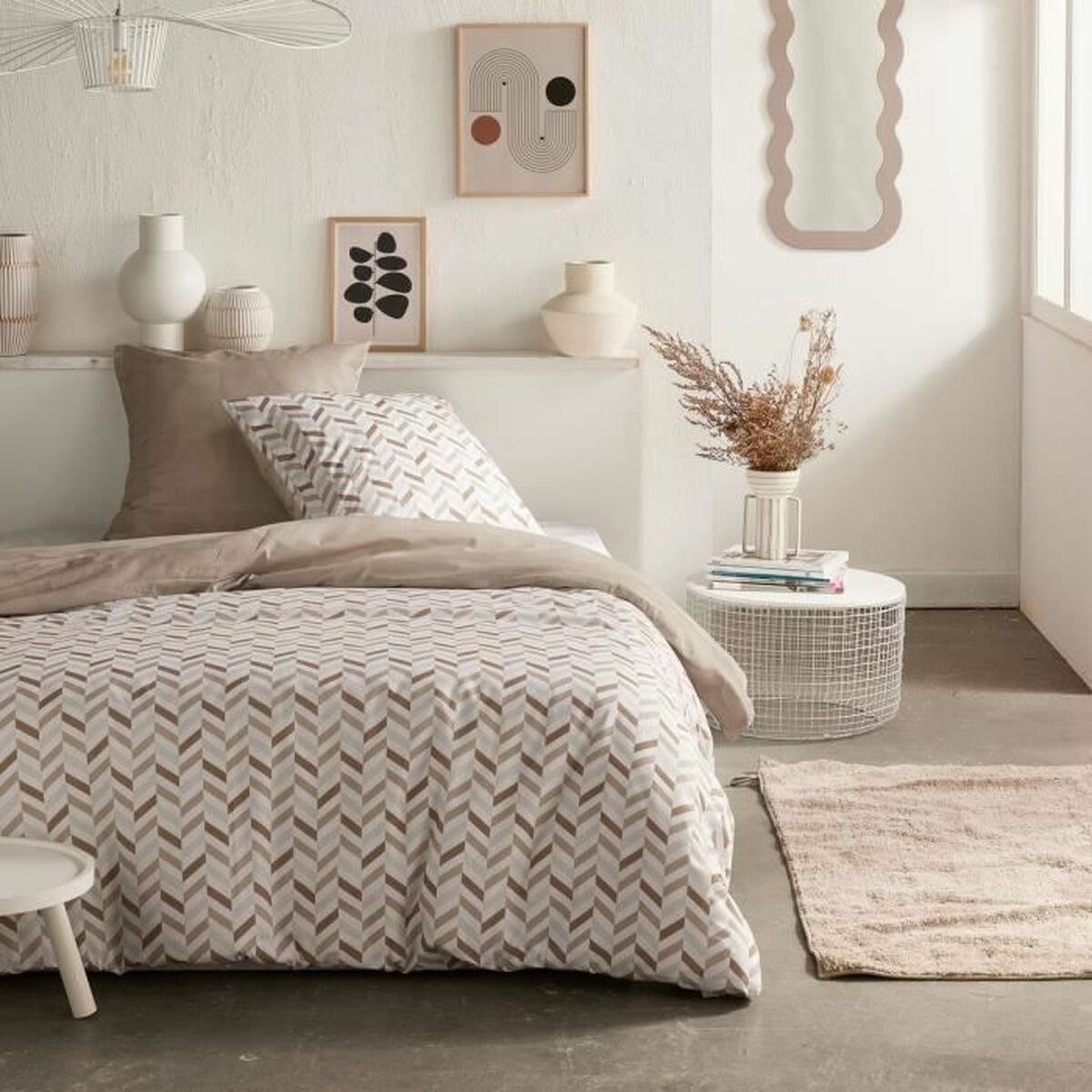 Juego de funda nórdica TODAY Beige Cama de 180/200 2 Piezas 1 S71015182_0