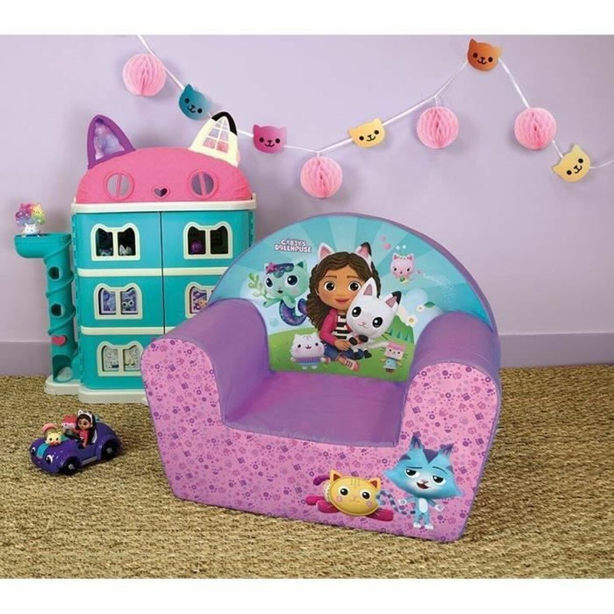 Sillón Infantil Gabby's Dollhouse 33 x 52 x 42 cm 2 S7194184_1