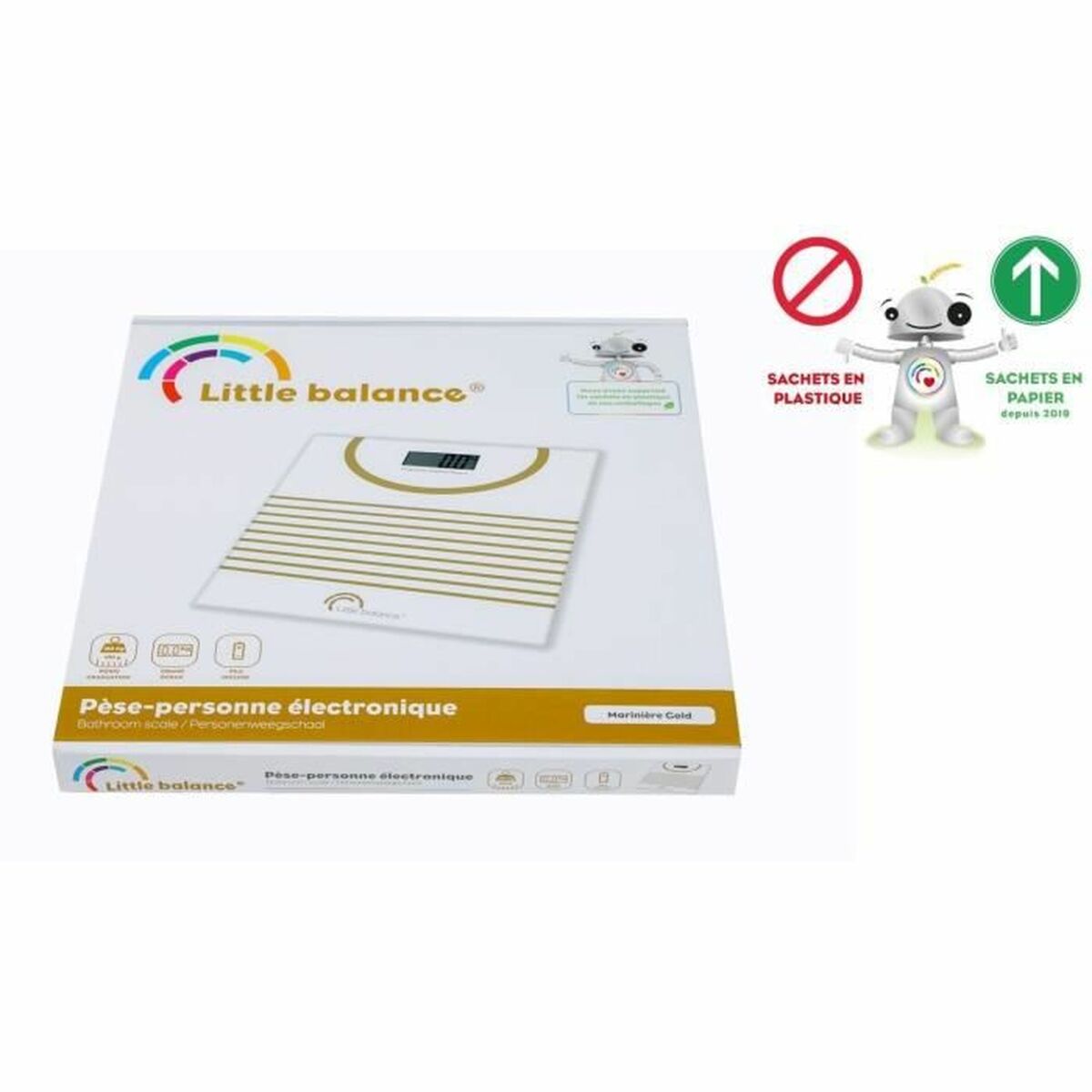 Báscula Digital de Baño Little Balance 180 kg 5 S7191635_4