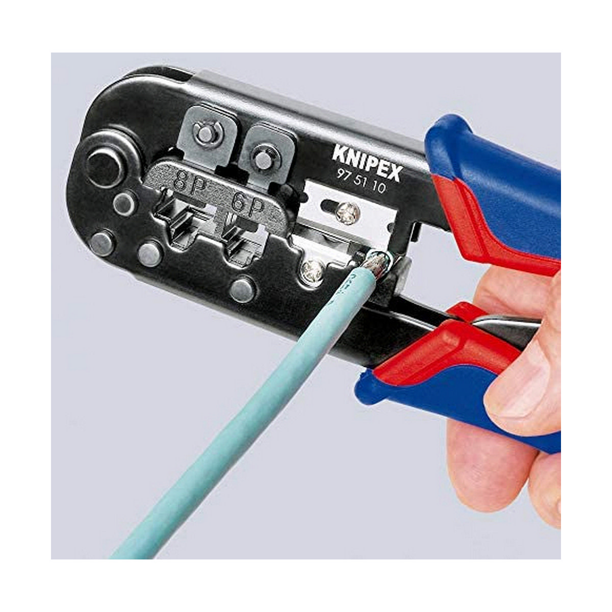 Crimpadora Knipex 70 x 18 x 190 mm Cables y conectores (1 unidad) 3 S7913422_2