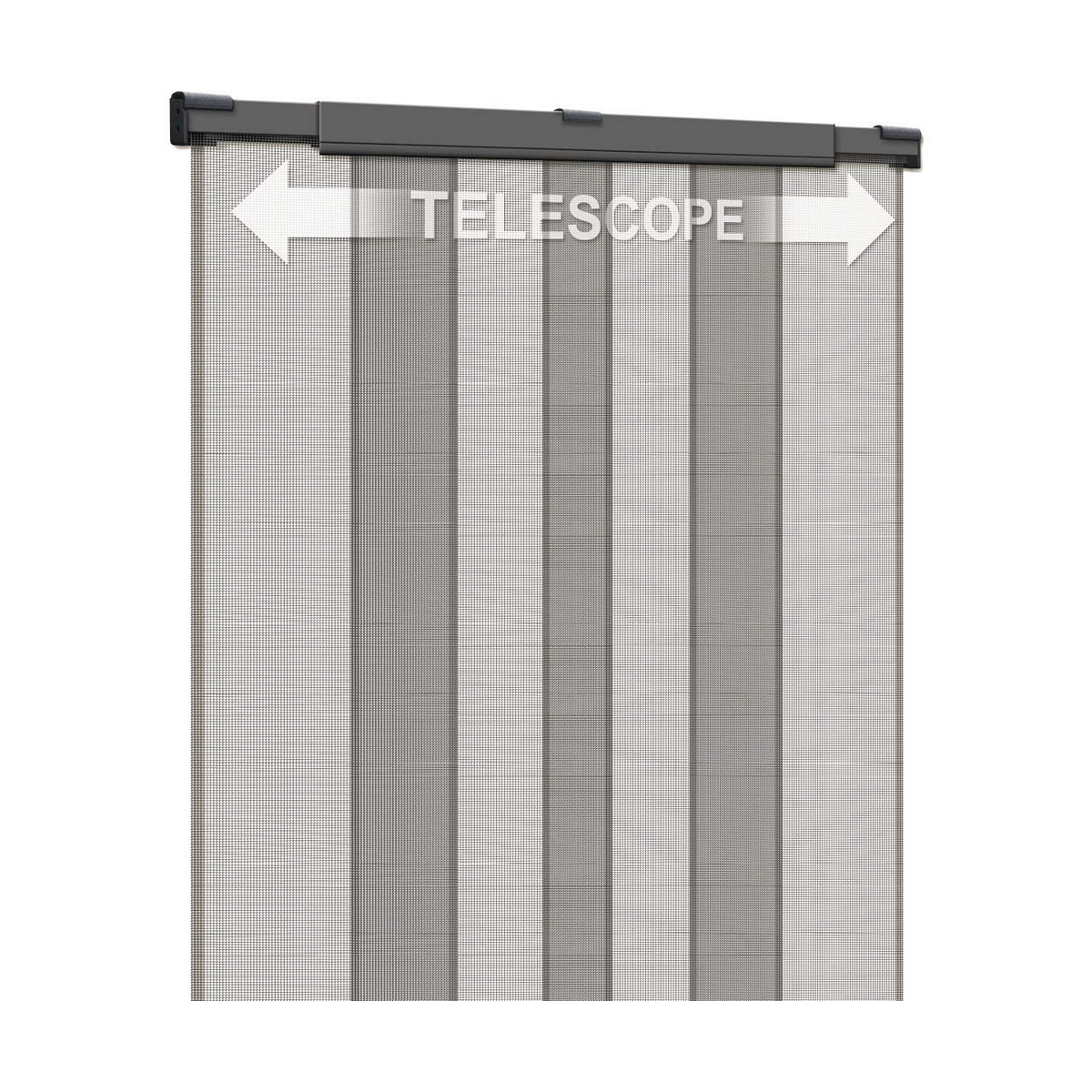Cortina Mosquitera Schellenberg Antracita Fibra de Vidrio 130 x 220 cm 3 S7904567_2