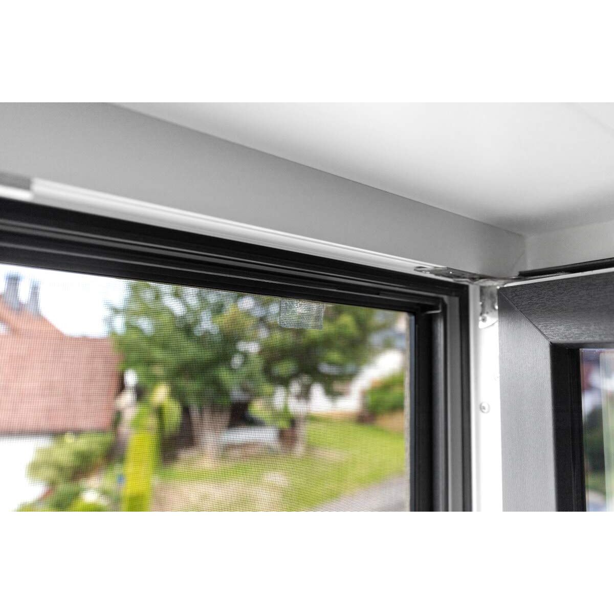 Mosquitera Schellenberg Antracita Fibra de Vidrio 5 x 100 cm Mosquitera Adhesivo 5 S7904571_4