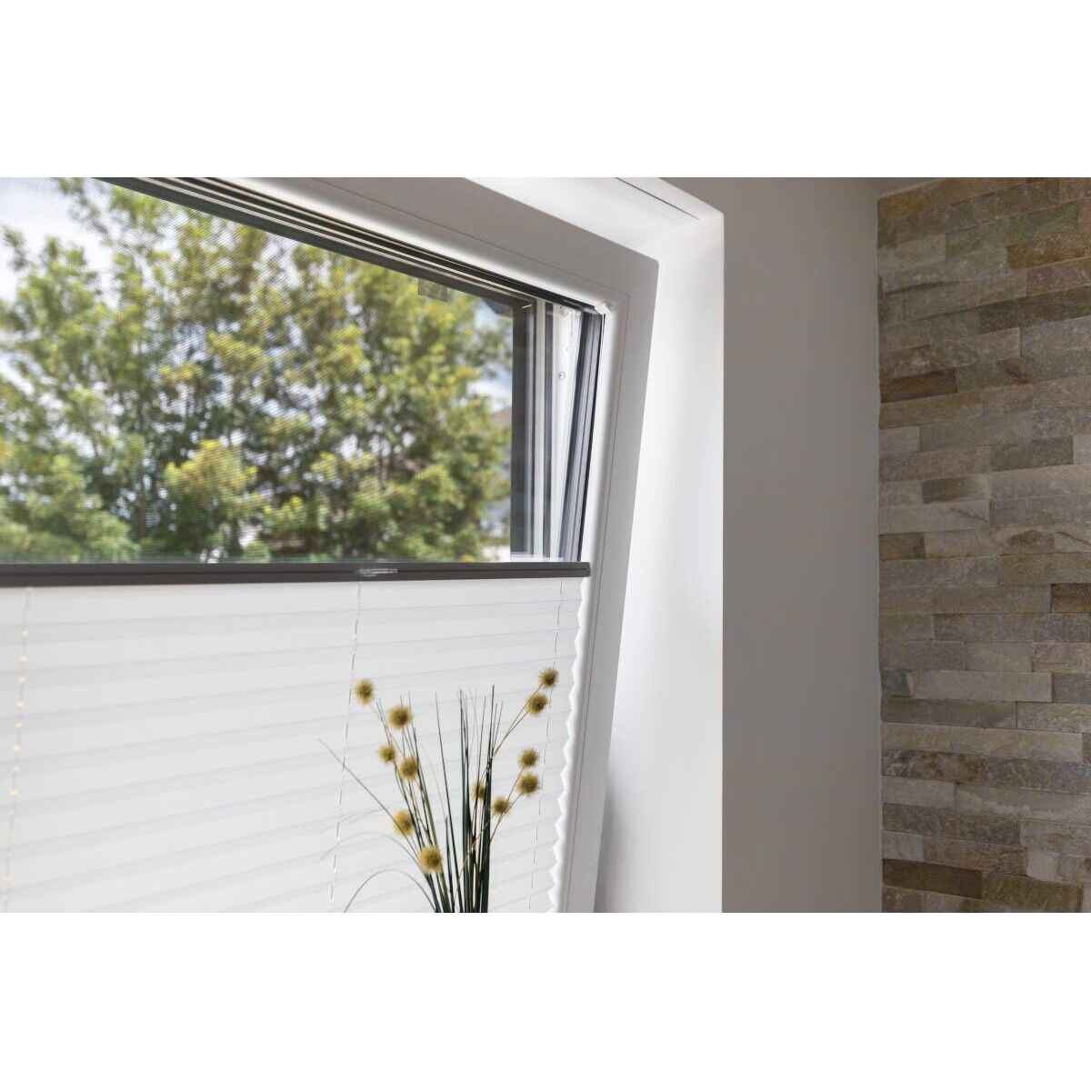 Mosquitera Schellenberg Antracita Fibra de Vidrio 5 x 100 cm Mosquitera Adhesivo 6 S7904571_5