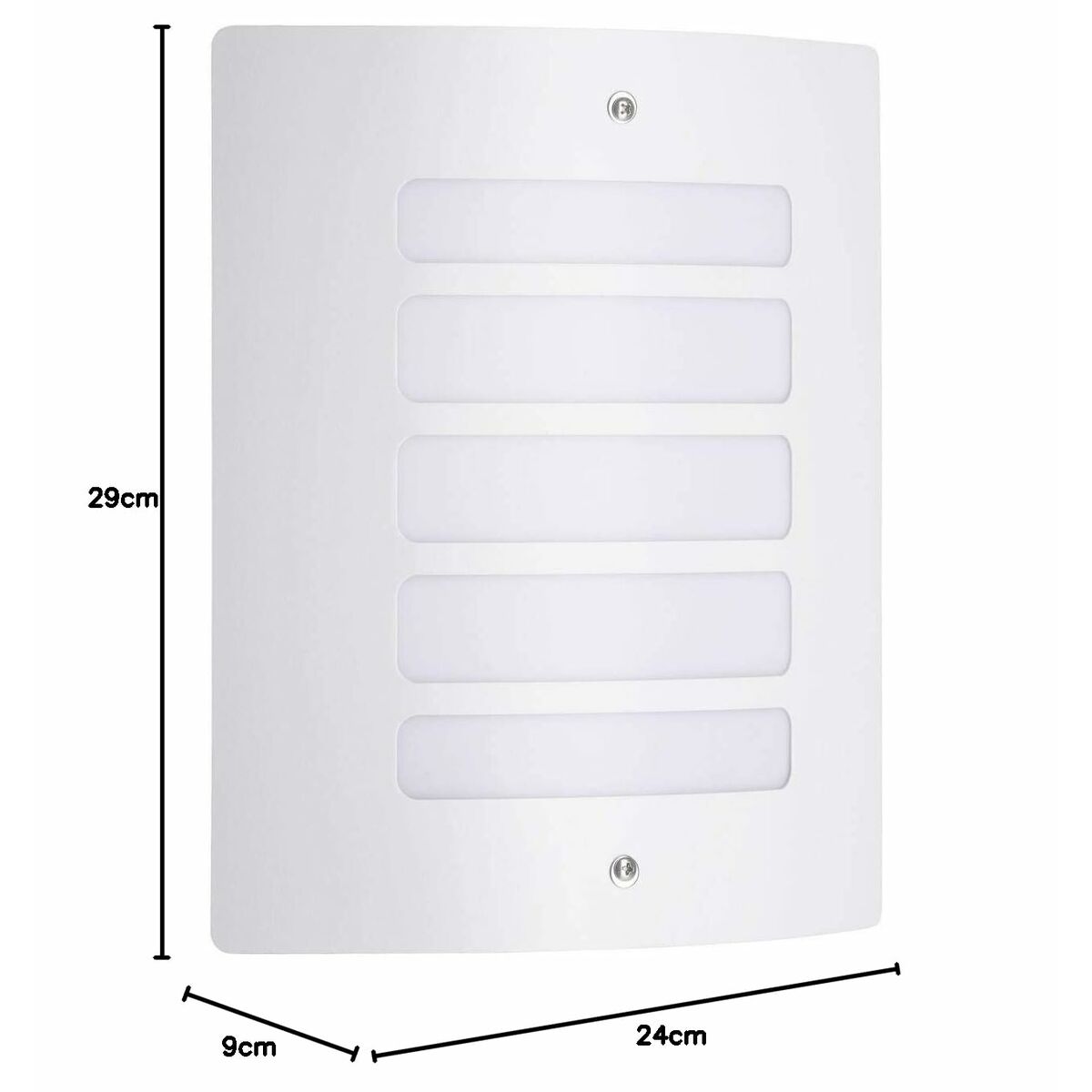 Aplique de Pared Brilliant Todd Blanco Metal Plástico 60 W E27 3 S71004249_2