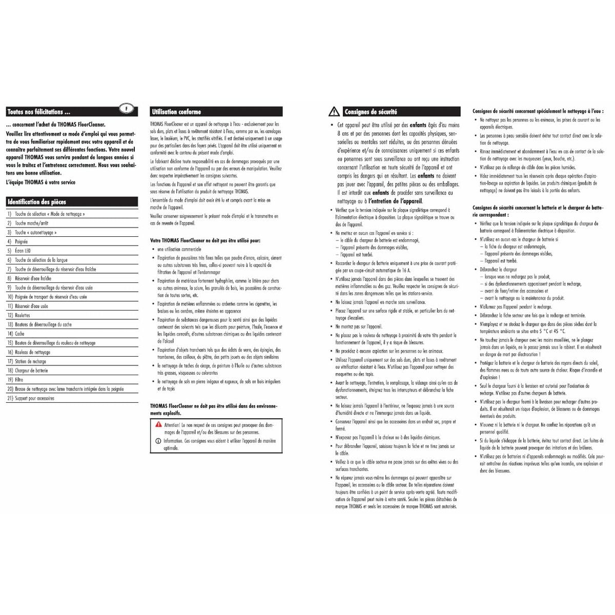 Aspirador Escoba Thomas Aqua FloorCleaner 150 W 19 S71020920_18