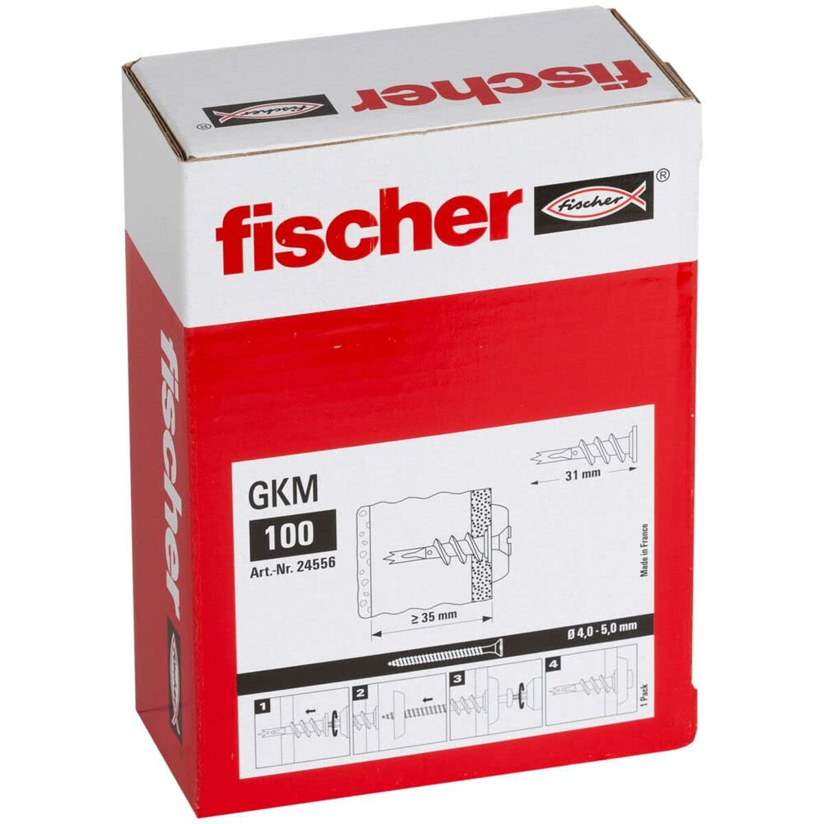 Tacos Autoperforantes Fischer gkm 24556 Yeso Metal (100 Unidades) 2 S7903970_1