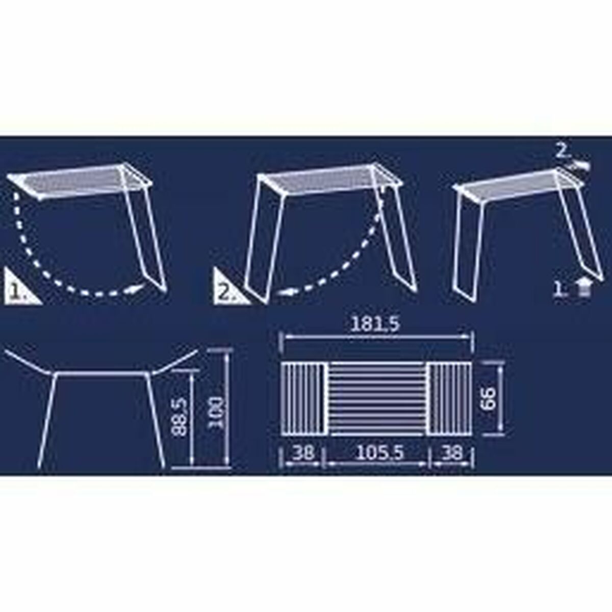 Tendedero Leifheit CLASSIC Solid 180 Blanco Nailon Acero Polipropileno 18 m 4 S7184841_3