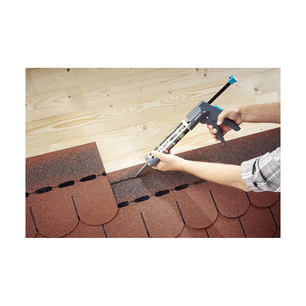 Pistola de silicona Wolfcraft mg 600 pro Negro 3 S7909600_2