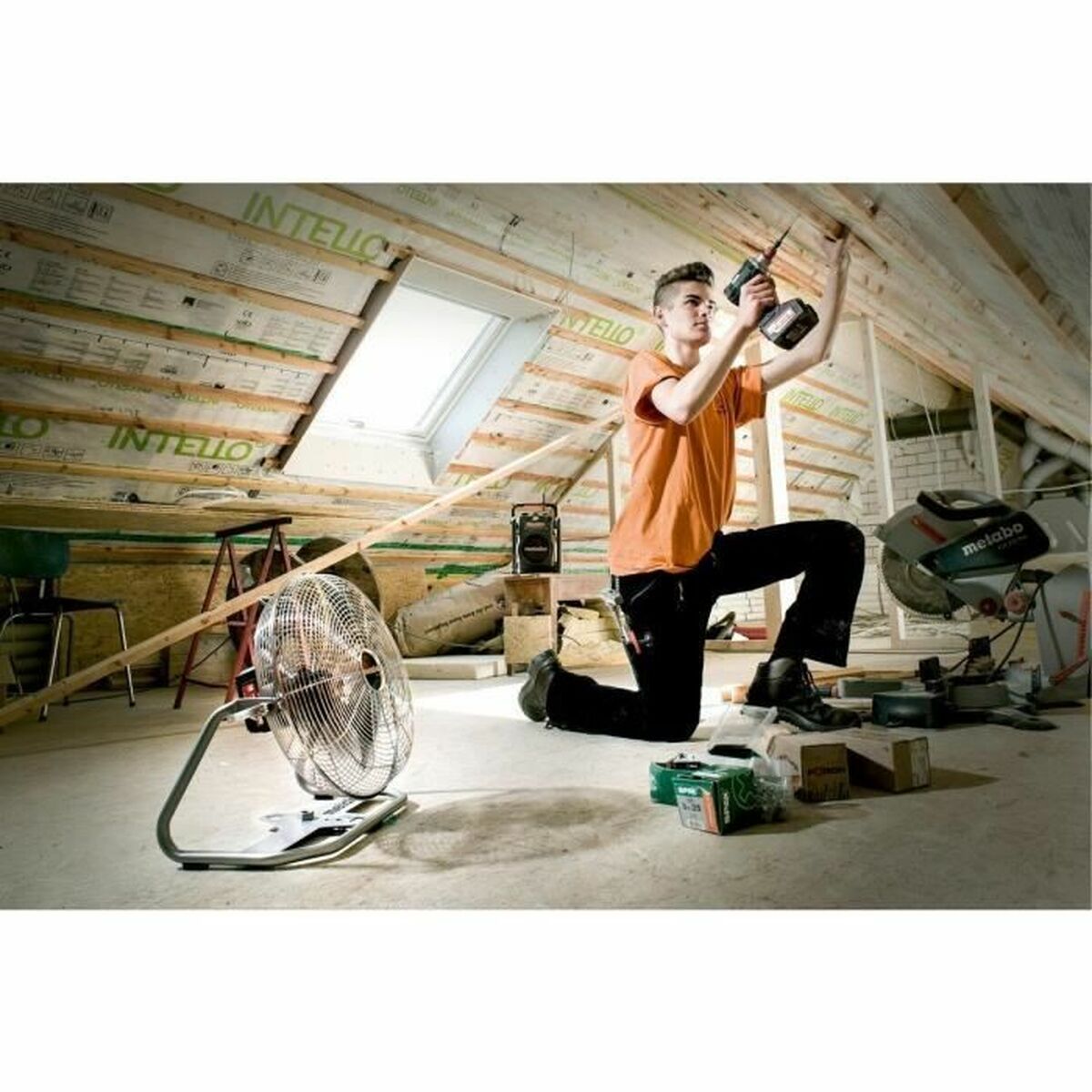 Ventilador de Suelo Metabo AV 18 Blanco 2 S71002593_1