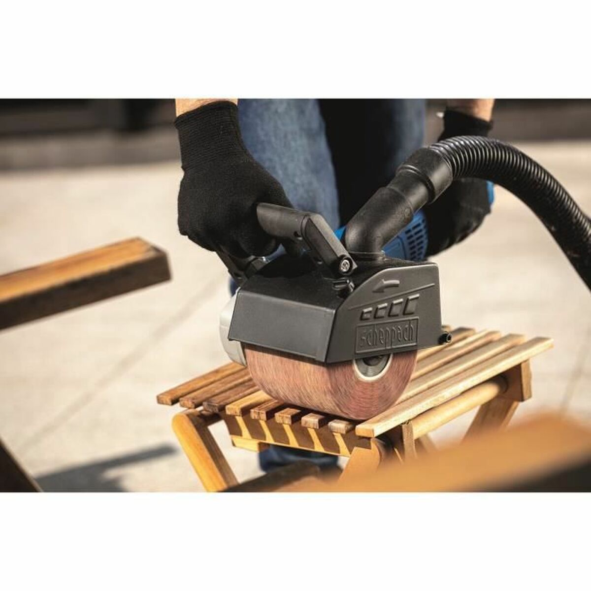 Cepillo para renovador de superficies Scheppach MRS1300 Fibra sintética 2 S7182071_1