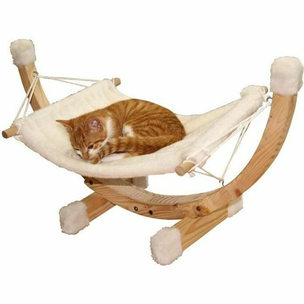 Hamaca Colgante para Gatos Kerbl Siesta 73 x 36 x 34 cm Blanco 1 S7161517_0