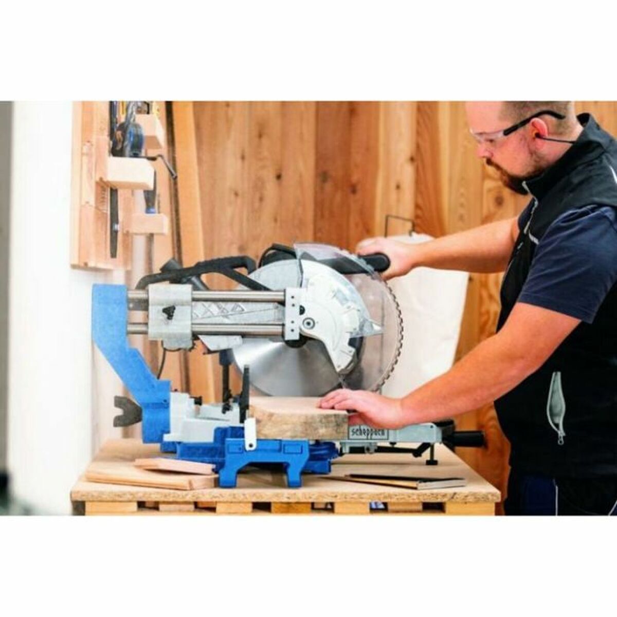 Sierra ingletadora Scheppach HM305SL 2000 W 2 S71017652_1