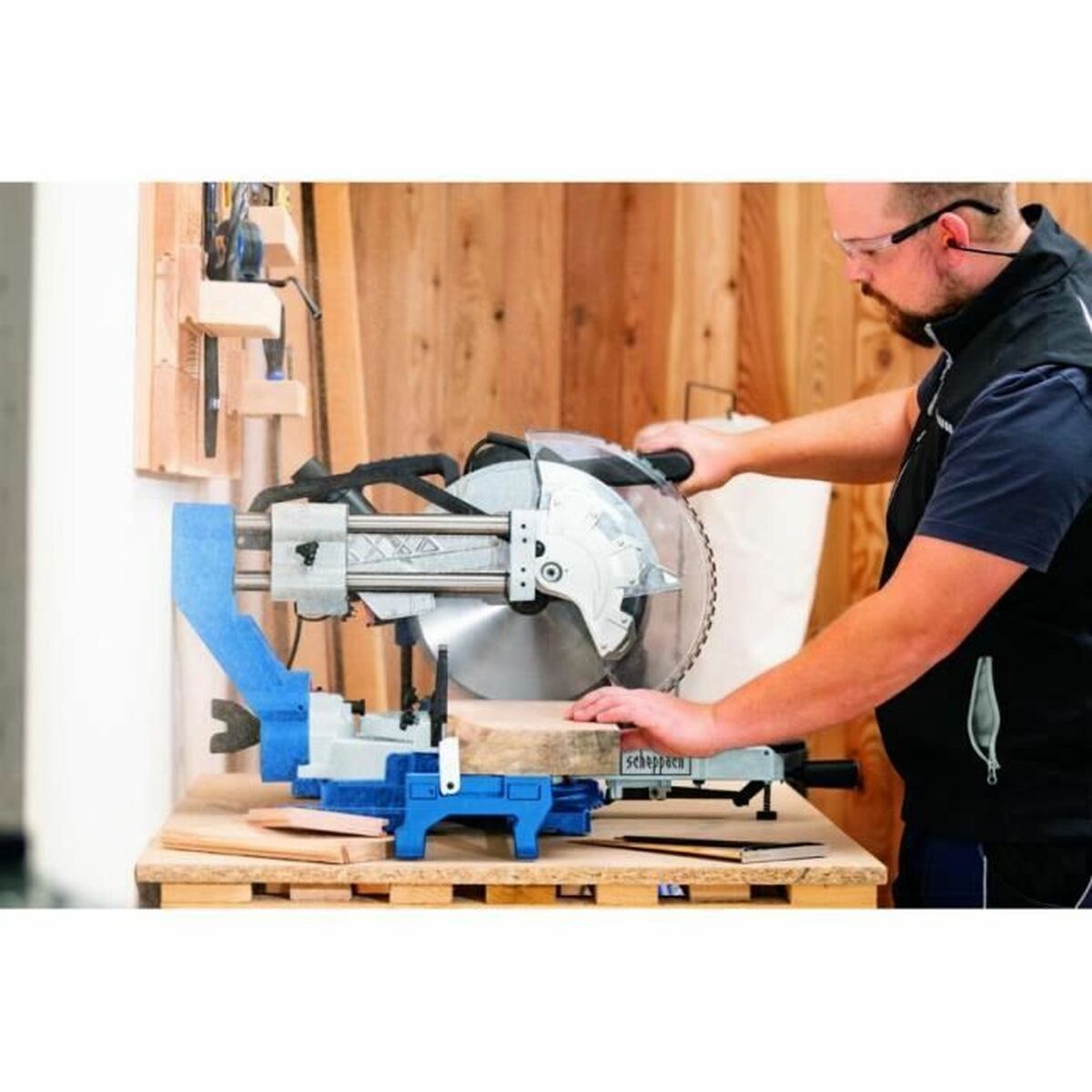 Sierra ingletadora Scheppach HM305SL 2000 W 3 S71017652_2