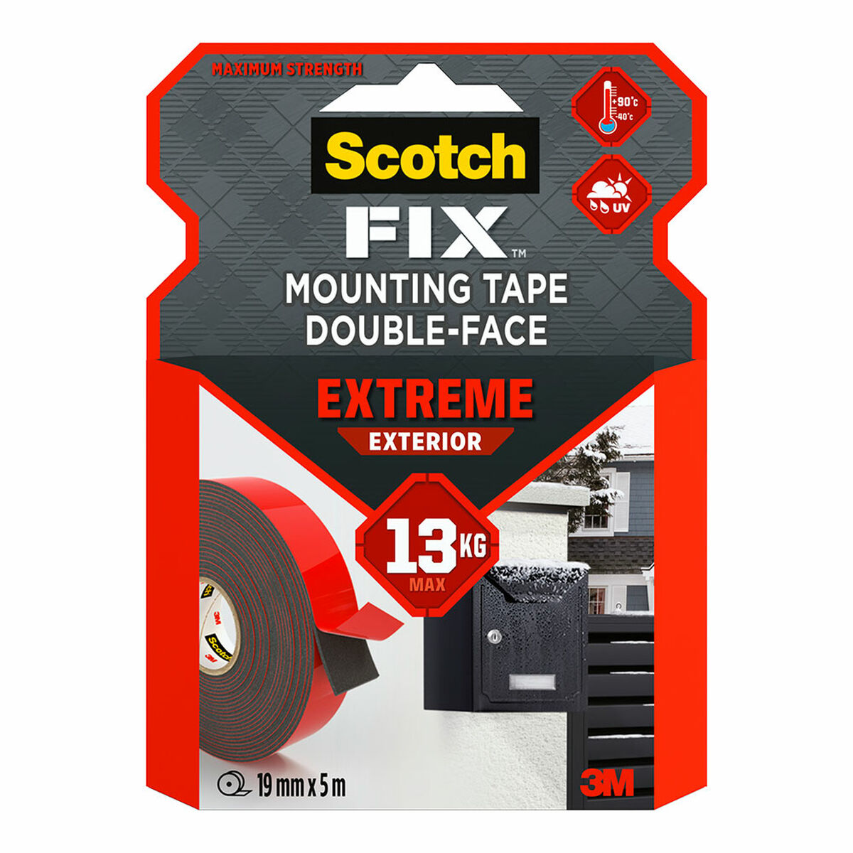 Cinta de Doble Cara Scotch extreme 19 mm x 5 m Gris 1 S7927884_0