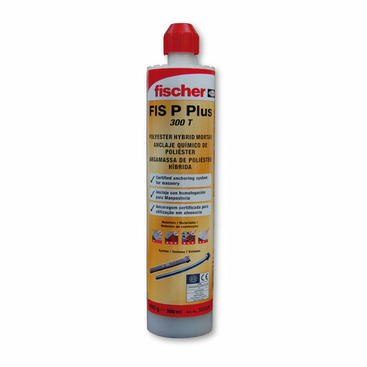 Taco químico Fischer 300 ml Fijación en pared 1 S7918303_0