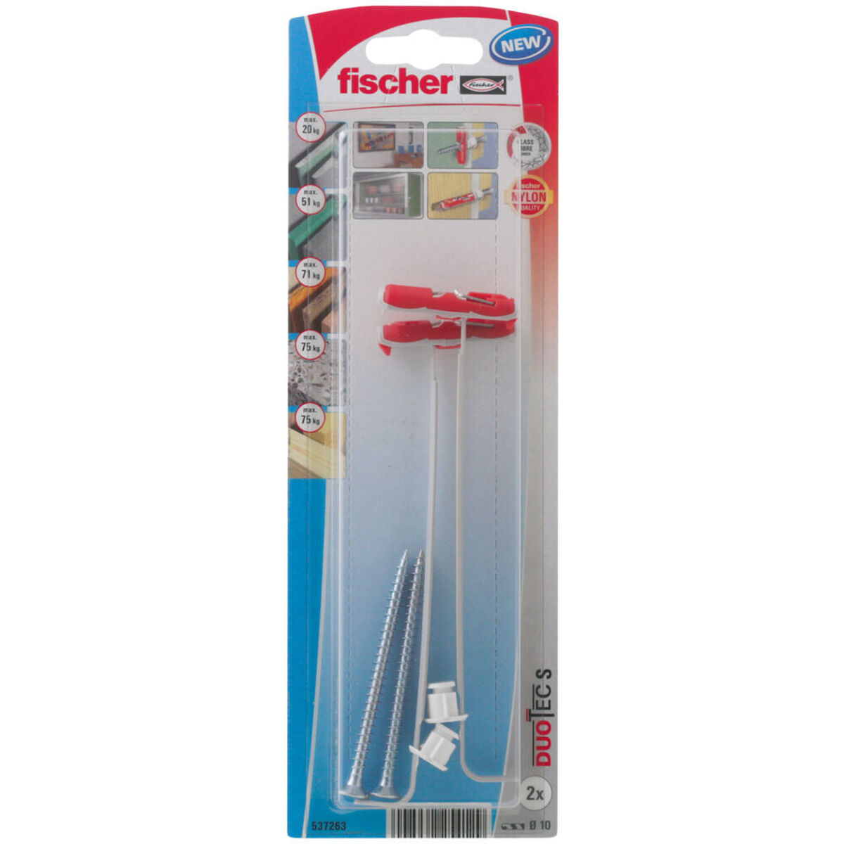 Caja de tornillos Fischer duotec (2 Unidades) 1 S7908463_0