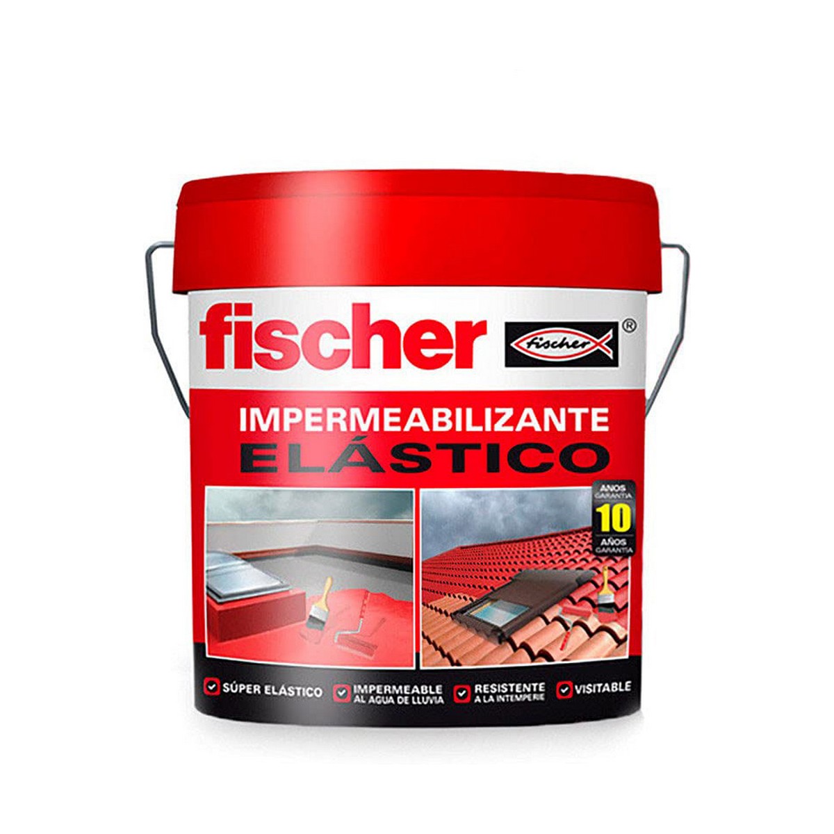 Impermeabilizante Fischer 548552 Blanco 4 L 1 S7905772_0