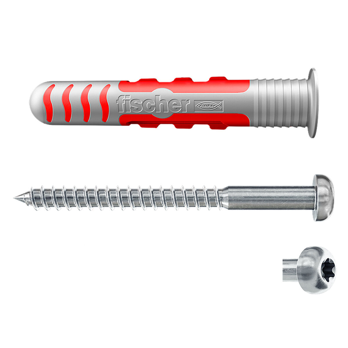 Tacos y tornillos Fischer DuoSeal 557727 S A2 Impermeables Ø 6 x 38 mm (50 Unidades) 1 S7910933_0