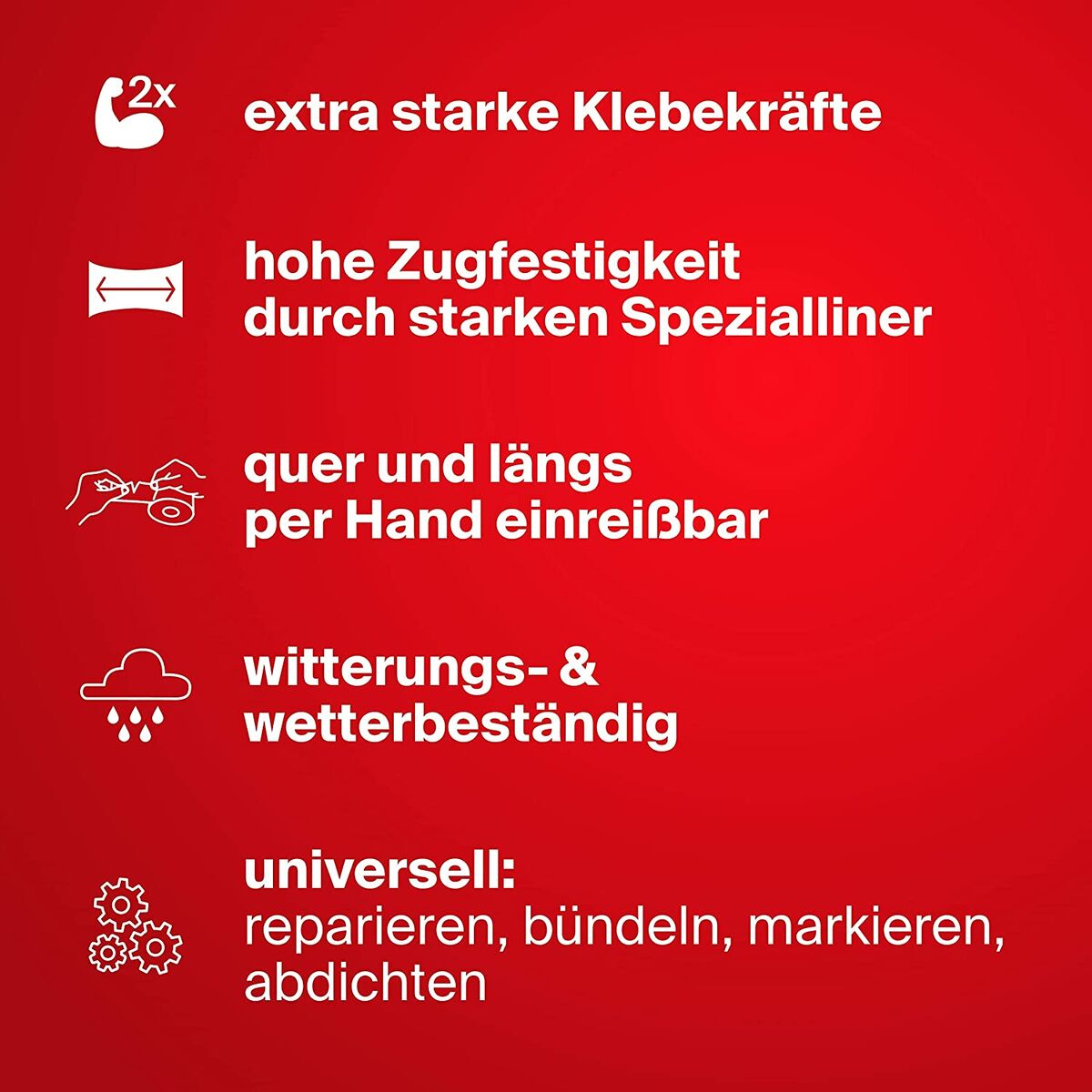 Cinta americana Fischer 560903 25 m x 48 mm Negro Gris 6 S7913090_5