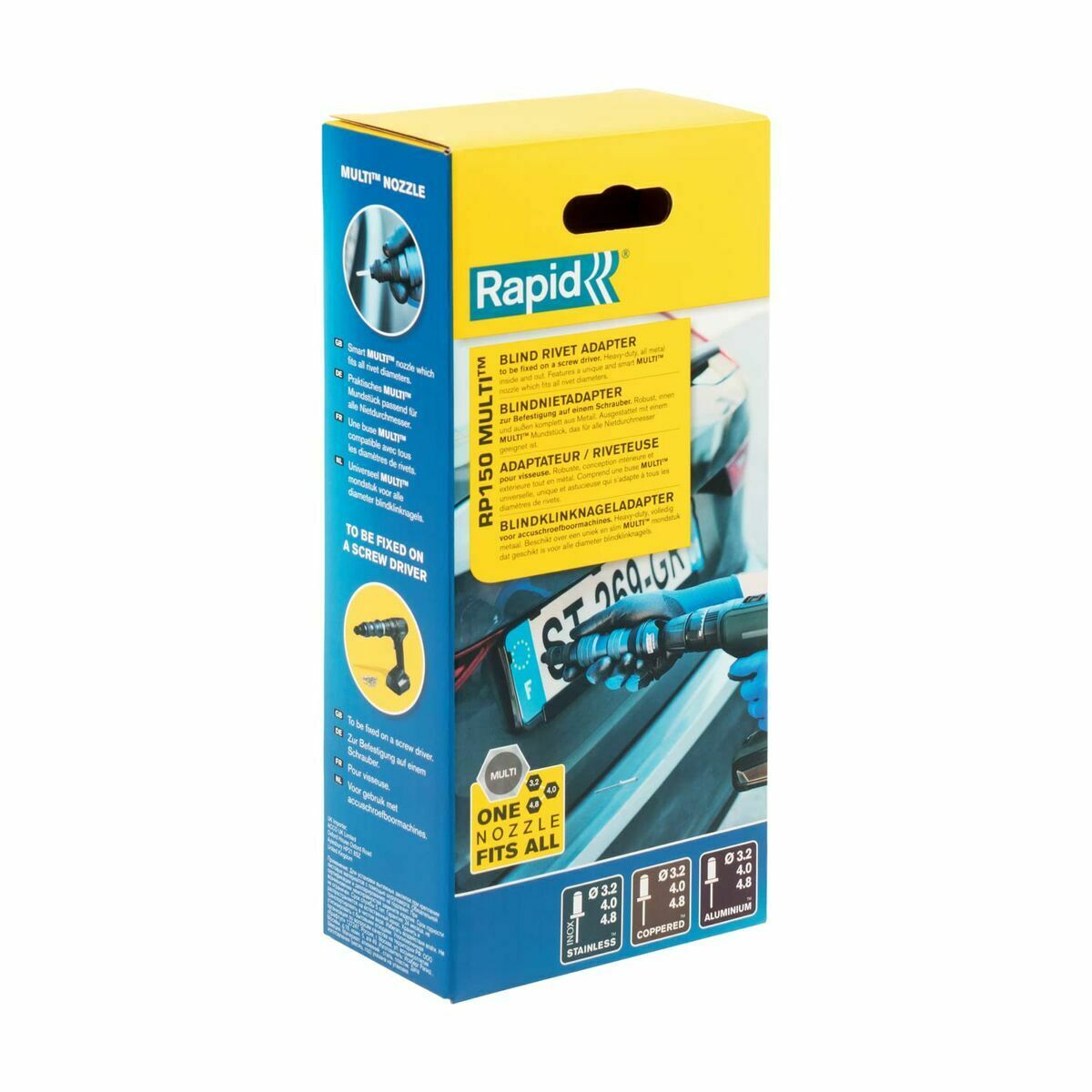 Adaptador Rapid RP150 5001484 Remaches 6 x 24,5 x 11 cm 29 S7918117_28