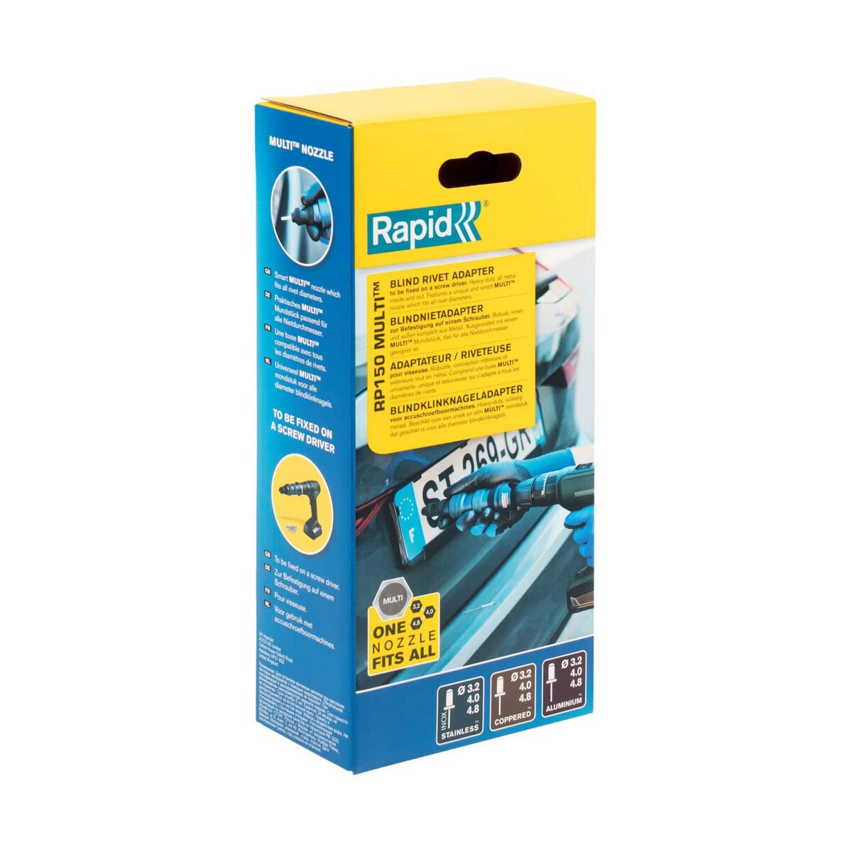 Adaptador Rapid RP150 5001484 Remaches 6 x 24,5 x 11 cm 17 S7918117_16