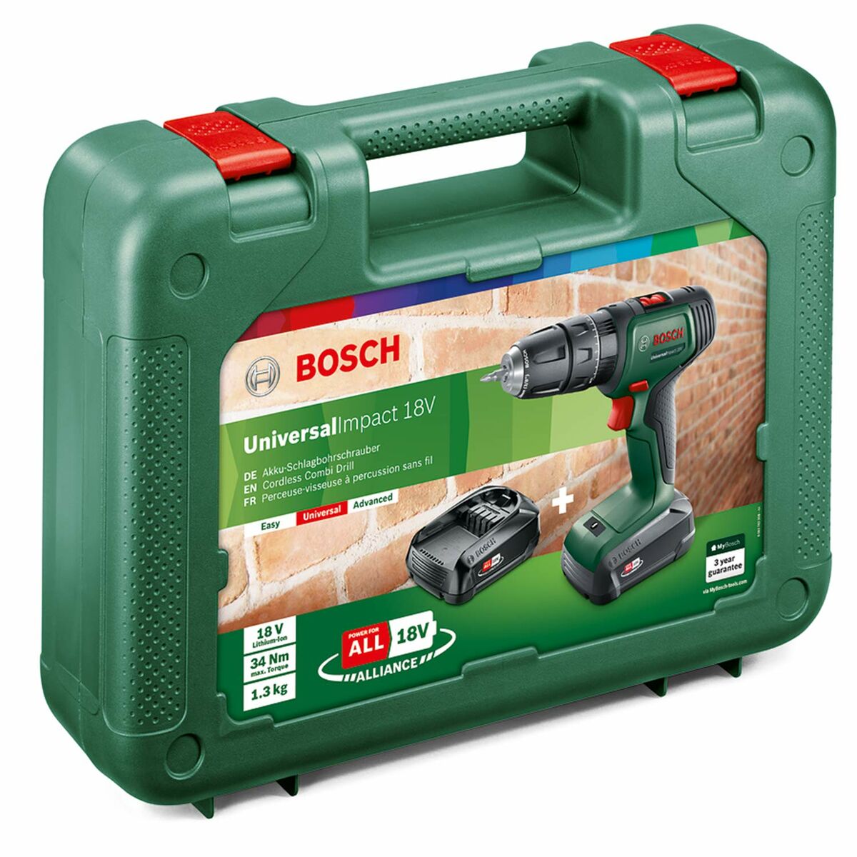 Taladro Percutor BOSCH UniversalImpact 18 18 V 34 Nm 3 S7108956_2