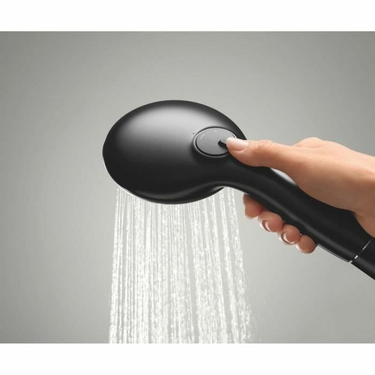 Alcachofa de Ducha Grohe Negro Negro mate Silicona 4 S71003268_3
