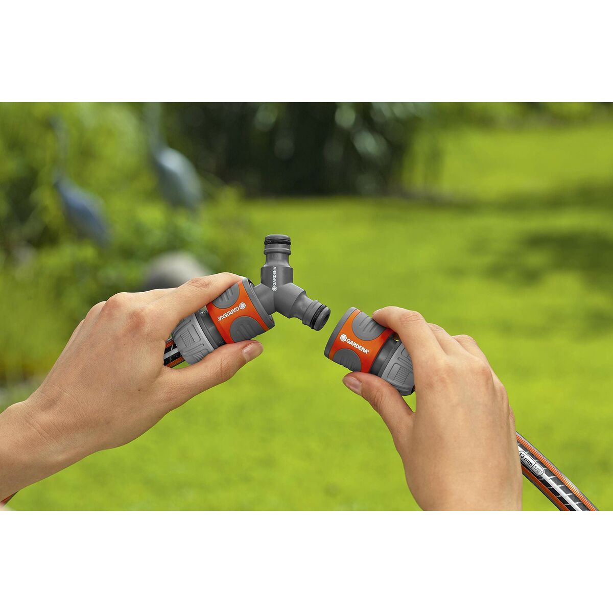 Conector de manguera Gardena 18287-20 Ø 15 mm 1/2" Triple Sistema de riego 3 S7169921_2