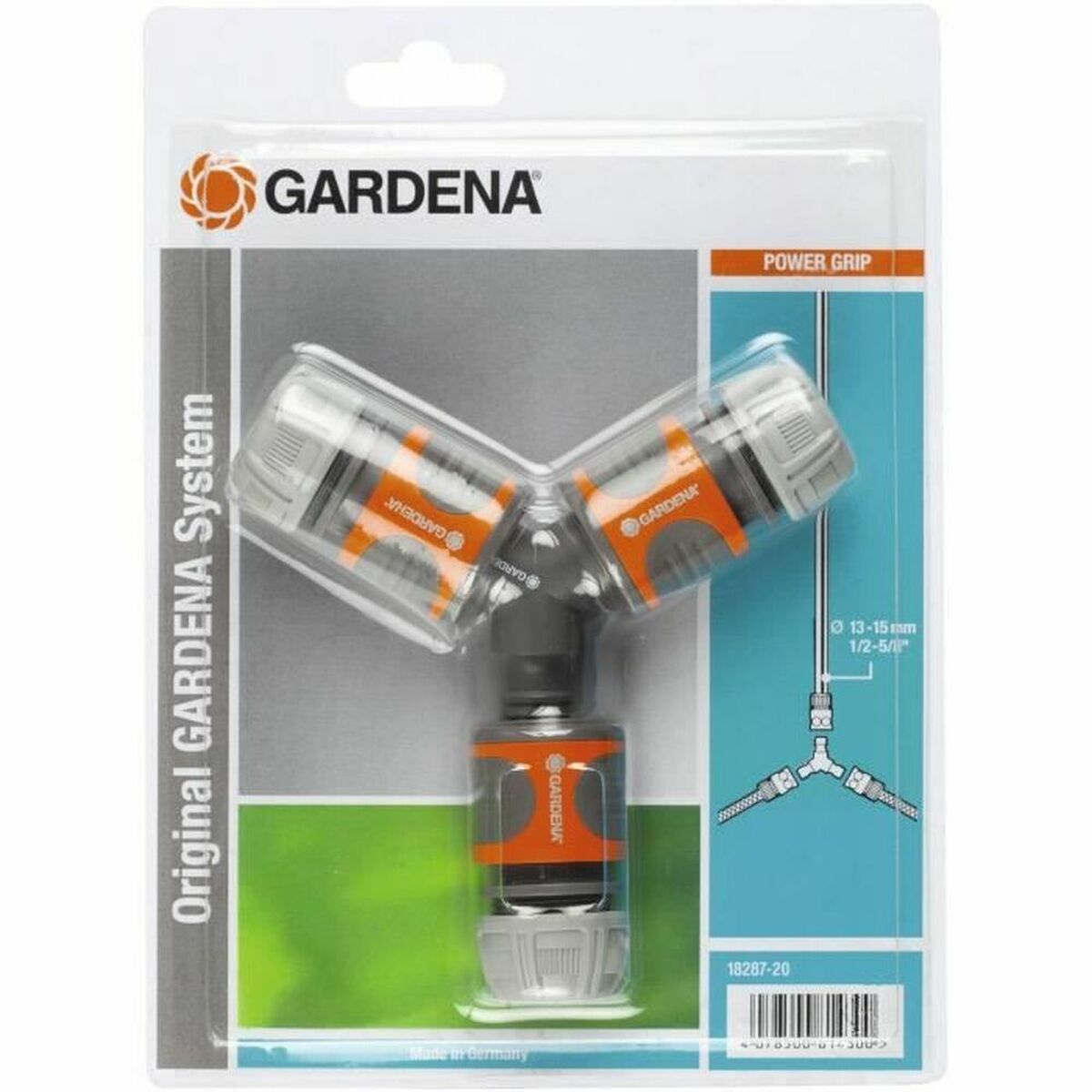 Conector de manguera Gardena 18287-20 Ø 15 mm 1/2" Triple Sistema de riego 1 S7169921_0