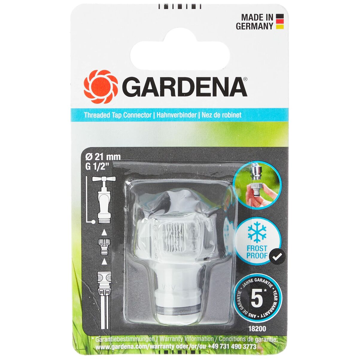 Boquilla Gardena 18200-20 Adaptador (1/2") 3 S7909436_2