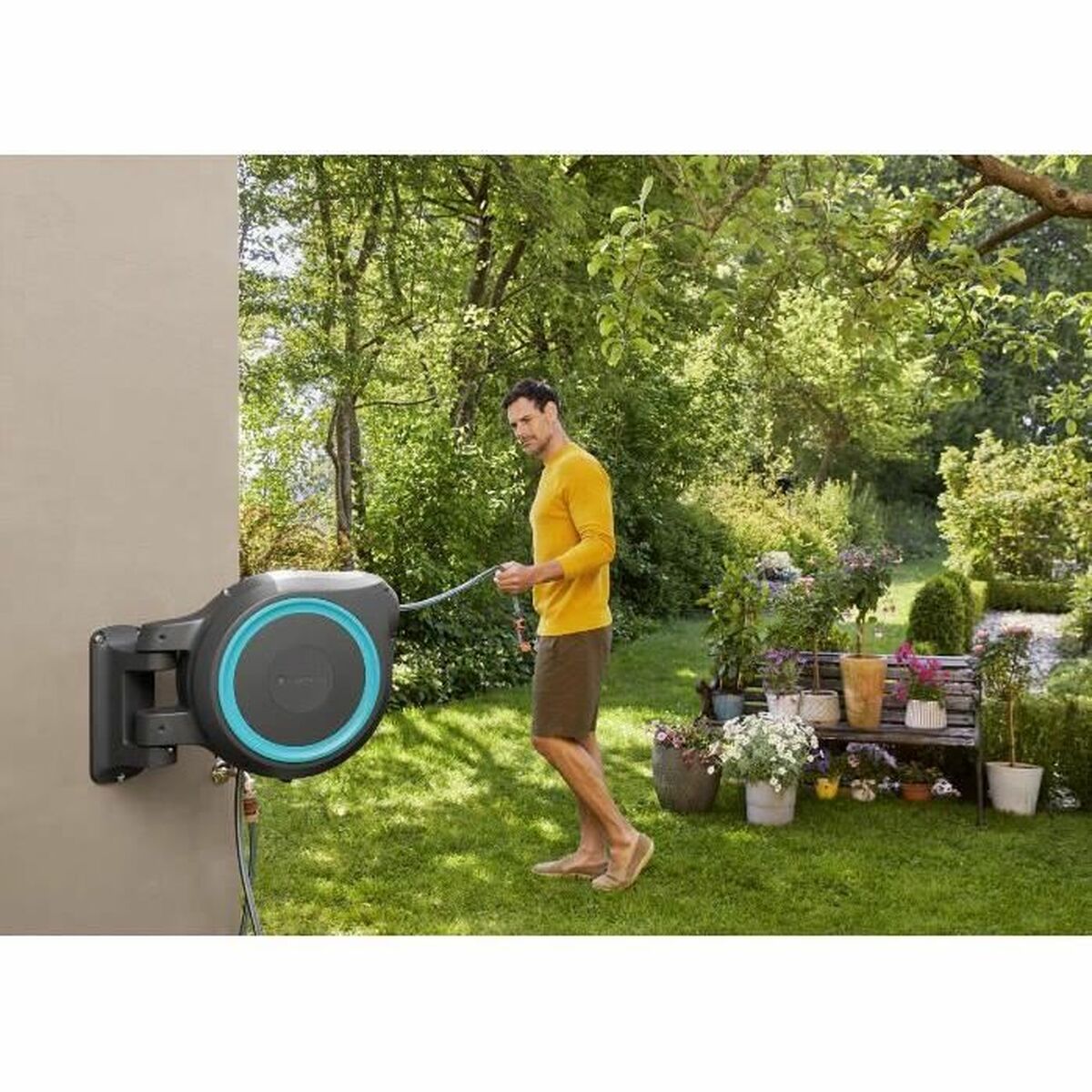 Portamanguera Gardena RollUp XL Automático Pared Ø 13 mm 35 m 3 S7151291_2