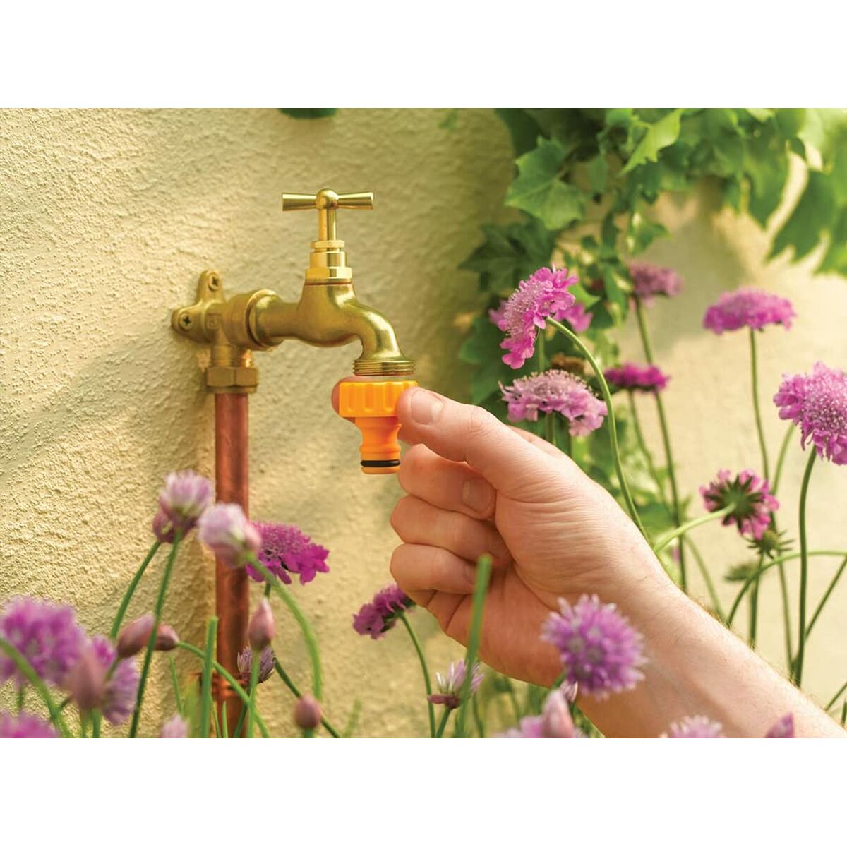 Conector de manguera Hozelock 2184 1/2", 3/4" Exterior Grifo 2 S7920196_1