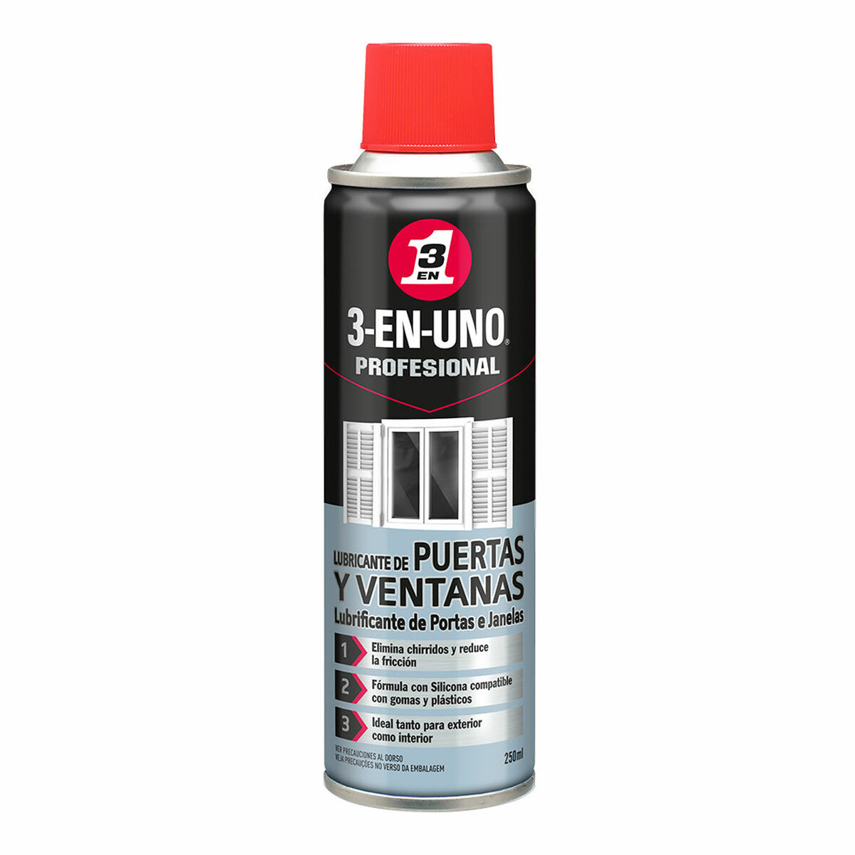 Lubricante 3-En-Uno 341027 Puertas Ventanas 250 ml 1 S7907415_0