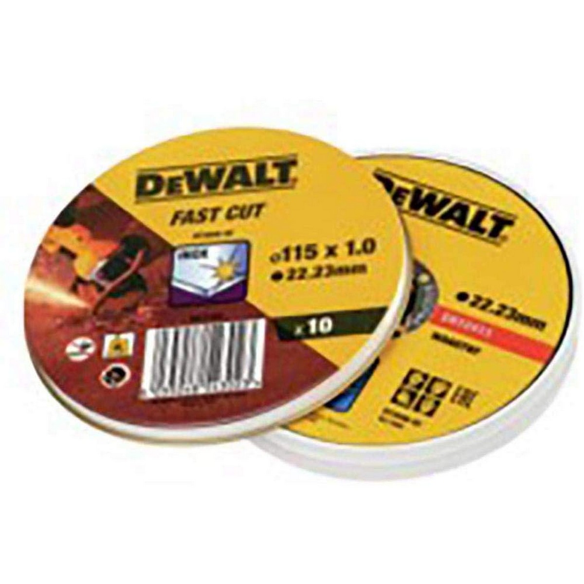 Disco de corte Dewalt Fast Cut dt3506-qz 10 Unidades 115 x 1 x 22,23 mm 1 S7911692_0