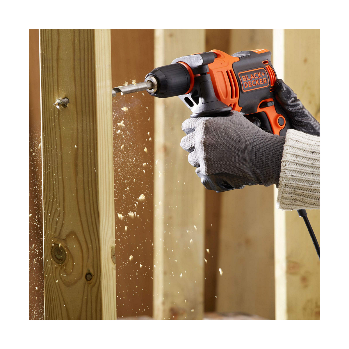 Set de taladro y accesorios Black & Decker BEH710K-QS 230 V 710 W 4 S7908526_3