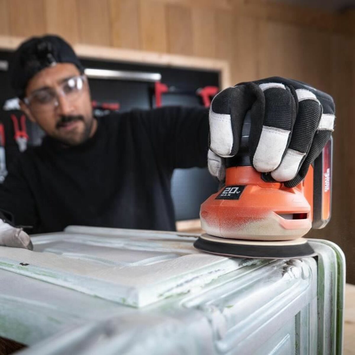 Lijadora excéntrica Powerplus Dual Power Powdp50400 + G80 20 V Ø 125 mm 5 S7188040_4